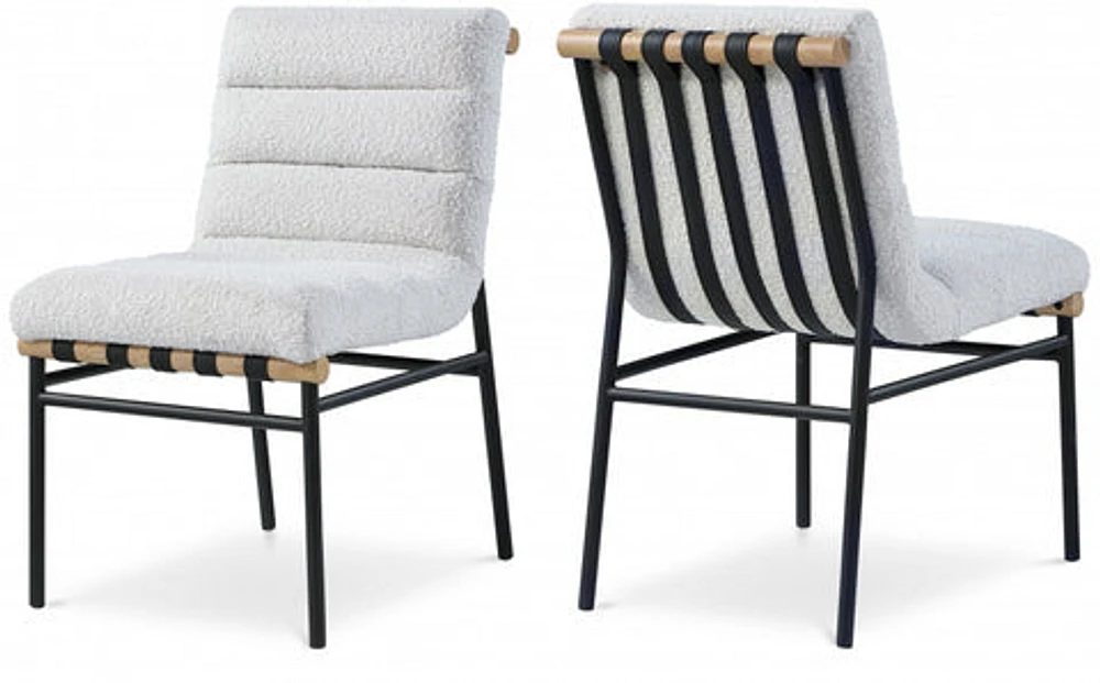 Ryna Boucle' Fabric Dining Chair