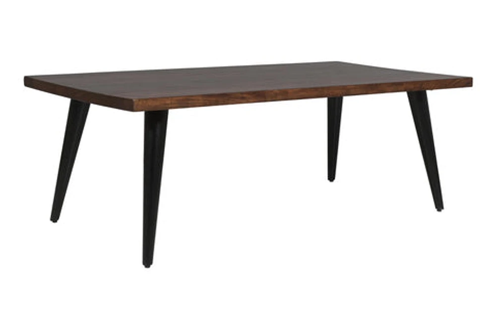 Prelude Coffee Table Rectangular Solid Acacia Wood Walnut