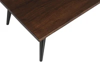 Prelude Coffee Table Rectangular Solid Acacia Wood Walnut