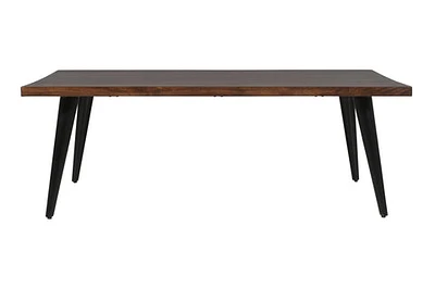 Prelude Coffee Table Rectangular Solid Acacia Wood Walnut