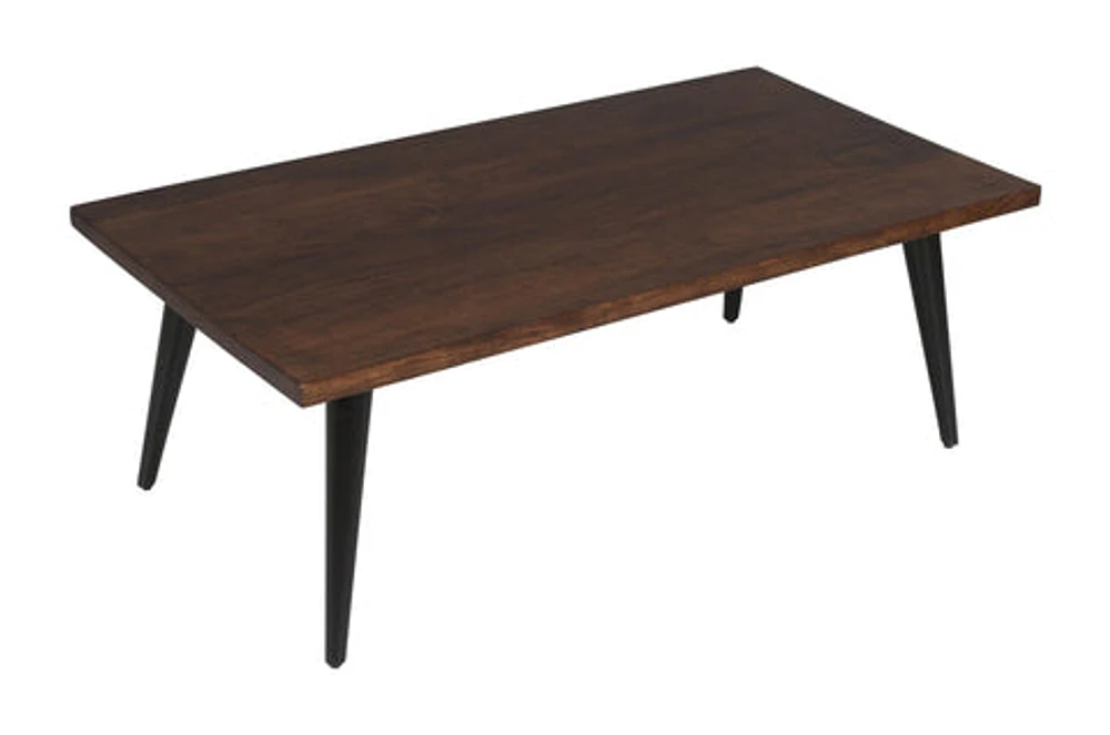 Prelude Coffee Table Rectangular Solid Acacia Wood Walnut