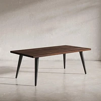 Prelude Coffee Table Rectangular Solid Acacia Wood Walnut