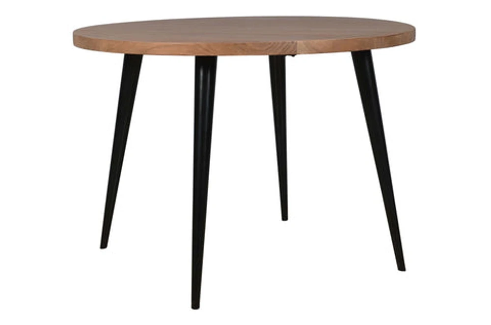 Prelude Solid Acacia Round Dining Table Suede