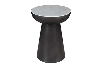 Circularity Pedestal End Table Tall