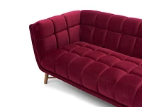 Kitsilano Sofa - Merlot Velvet #65