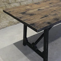 RENAISSANCE DINING TABLE - BLACK ANTIQUE