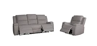 Clinton Power Recliner Chair - Cement