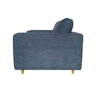 GEORGIA CLUB CHAIR - NAVY CHARCOAL