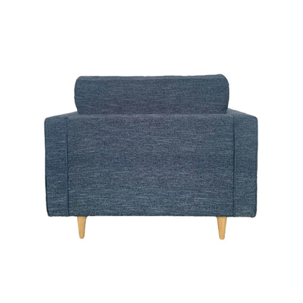 GEORGIA CLUB CHAIR - NAVY CHARCOAL