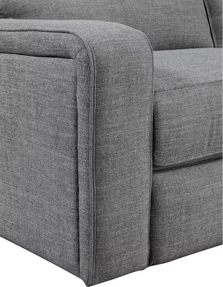 Medford Left Side Facing One Side Power Sofa-Charcoal U8055-19-23