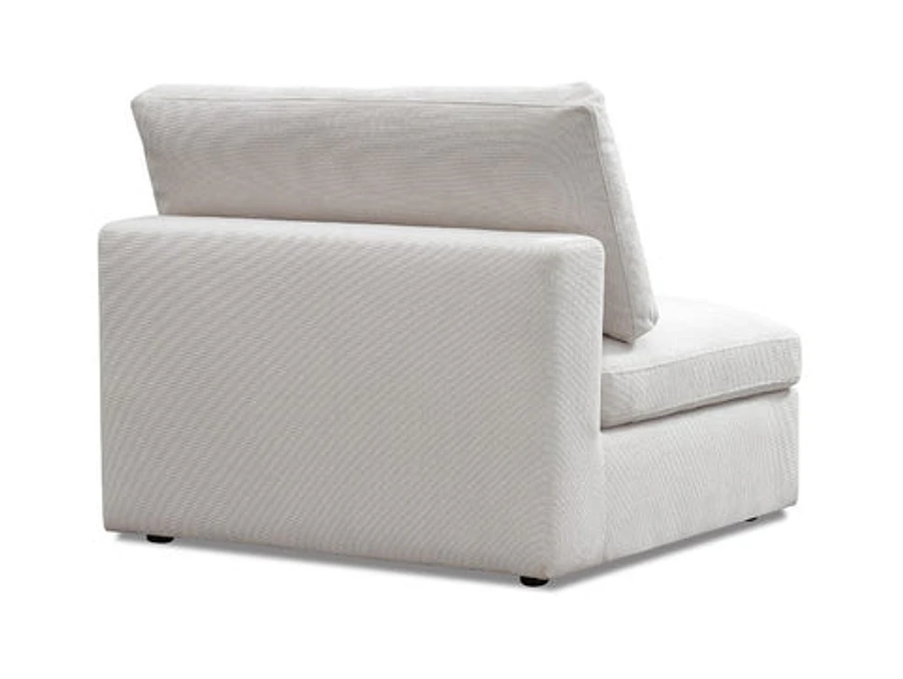 Blanca Modular Fabric Armless Chair