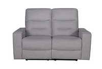 Roche Power Recliner Loveseat- Light Grey