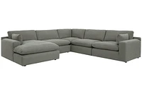 Elyza 5-Piece Sectional with Left Chaise