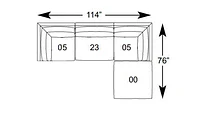 Cloud 4pc Modular Sectional - Regular