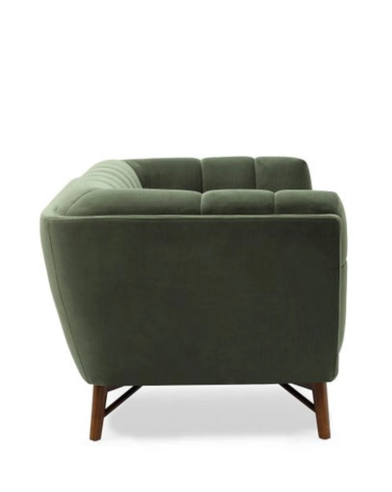 Kitsilano Accent Chair - Velvet Forest Green #104