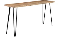 Nature's Edge Sofa Table Counter Height 72" Long - Natural