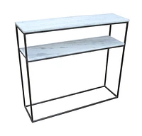 Marble Top Console Table