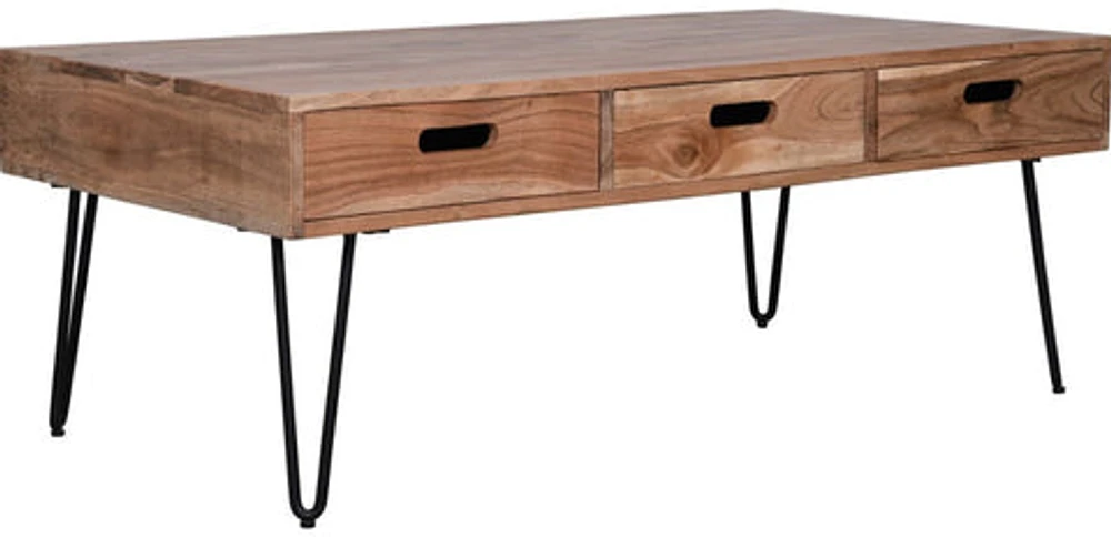 Rollins 3 Drawer Coffee Table