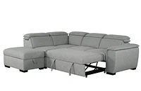 Everest Sleeper Sectional w/Storage-Left Chaise