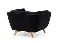 Yaletown Mid Century Accent Chair - Velvet