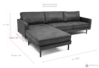 Beaumont Mid Century Reversible Sectional