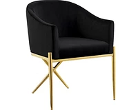 Ainsley Velvet Dining Chair Gold