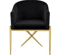 Ainsley Velvet Dining Chair Gold