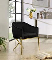 Ainsley Velvet Dining Chair Gold