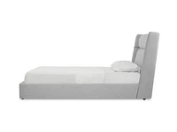 COVE STORAGE BED HEATHER GREY CHENILLE