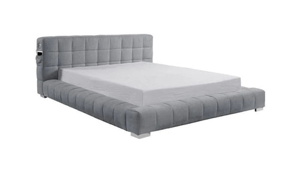 Mc Call - Platform Bed Grey Greater Vancouver Furniture