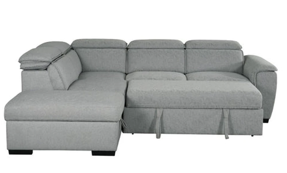 Everest Sleeper Sectional w/Storage-Left Chaise