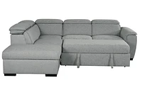 Everest Sleeper Sectional w/Storage-Left Chaise