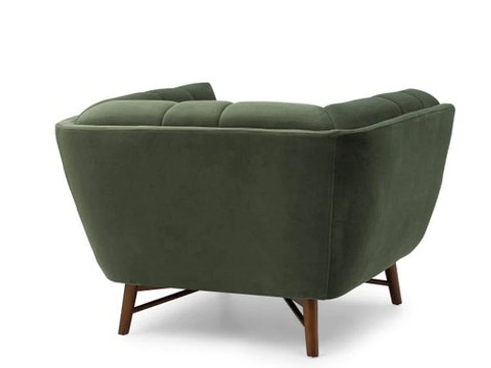 Kitsilano Accent Chair - Velvet Forest Green #104