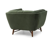 Kitsilano Accent Chair - Velvet Forest Green #104