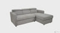 Renato Sleeper Sectional - Right Chaise - Grey