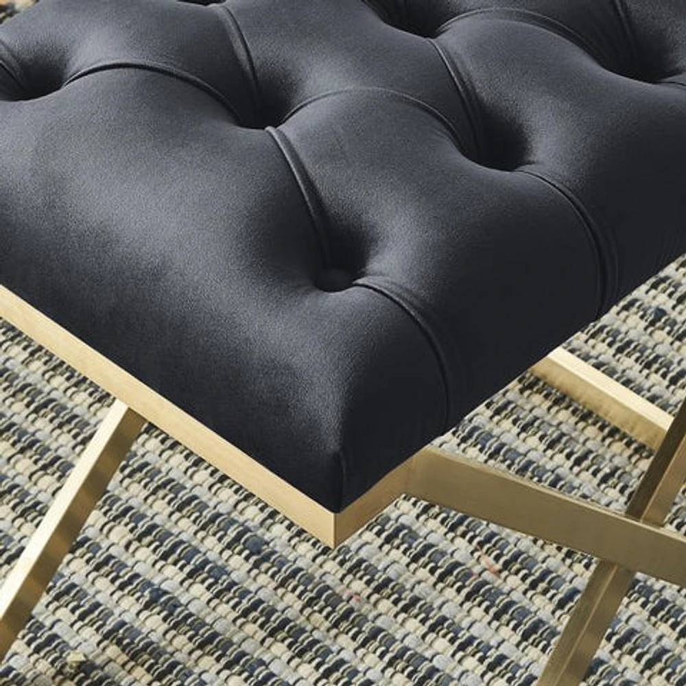 Rada Bench in Black/Gold