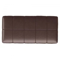 Bella Rectangular Storage Ottoman in Brown