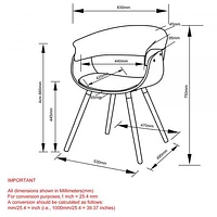 Holt Accent/Dining Chair in Charcoal