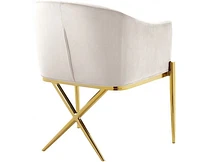 Ainsley Velvet Dining Chair Gold