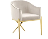 Ainsley Velvet Dining Chair Gold