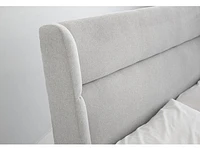 COVE STORAGE BED HEATHER GREY CHENILLE