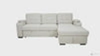 Alonso Sleeper Sectional Right Chaise with USB - Oatmeal