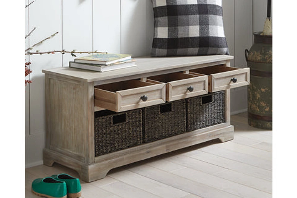 Oslember Storage Bench