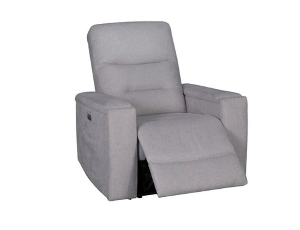 Roche Power Recliner Chair - Light Grey - Greater Vancouver Furniture