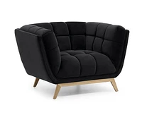 Yaletown Mid Century Accent Chair - Velvet