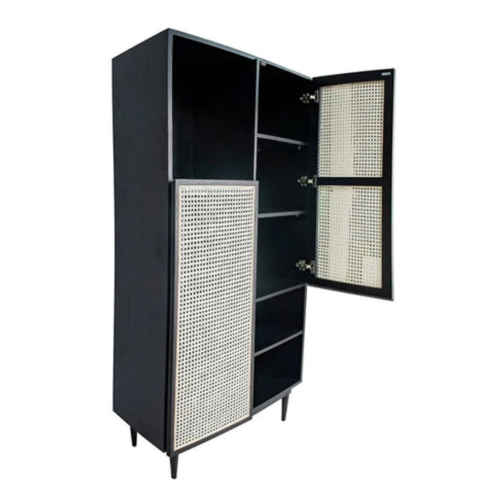 Cane Bookcase - Greater Vancouver Furniture