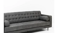 Lucas Mid Century Tufted Fabric Sofa - SF206 Grey