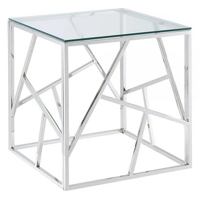 Juniper Accent Table in Silver