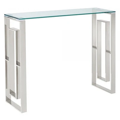 Eros Console/Desk in Silver