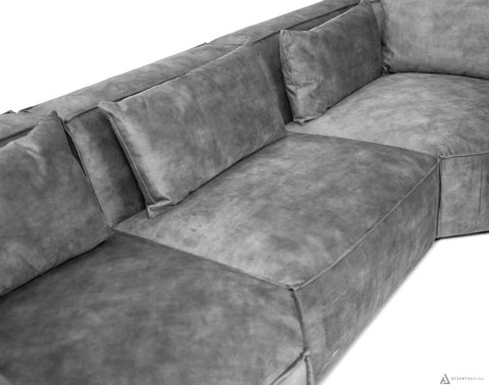 Ken Modular Sectional - Velvet Decent 30